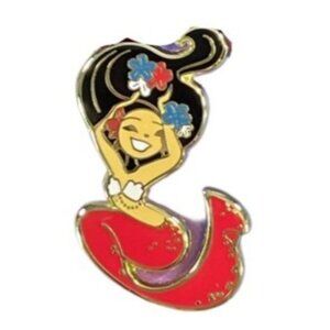 Alana Mermaid Lapel Pin Little Mermaid Sister Brooch Pin Accessories Jewelry